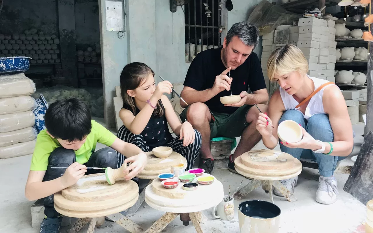Cycling Trip Hanoi Bat Trang Ceramic Village 1 Day